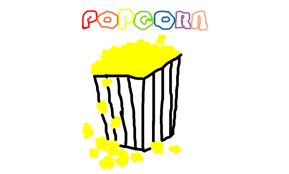 Animated Popcorn | Sketch #76028