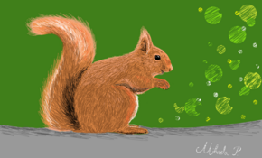 sketch #5094 Squirrel by Mehdi Público