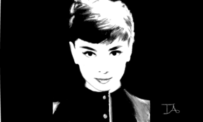 sketch 5179 Audrey Hepburn by 陳一夫