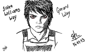 sketch #3350 Gerard Way by Carrieann Benthem