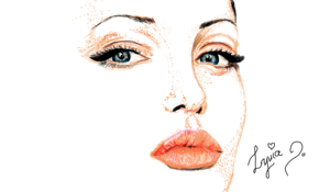 sketch 5054 Angelina Jolie by Hailey So Pretty